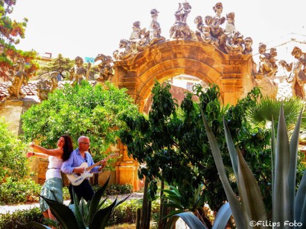 Villa Palagonia music ensemble at Villa Palagonia