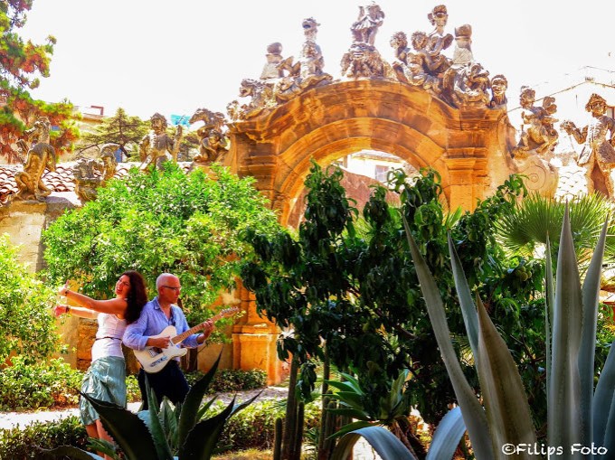 Villa Palagonia music ensemble at Villa Palagonia